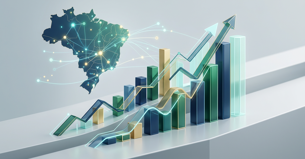 Gráficos de crescimento e otimização de ROI em marketing B2B