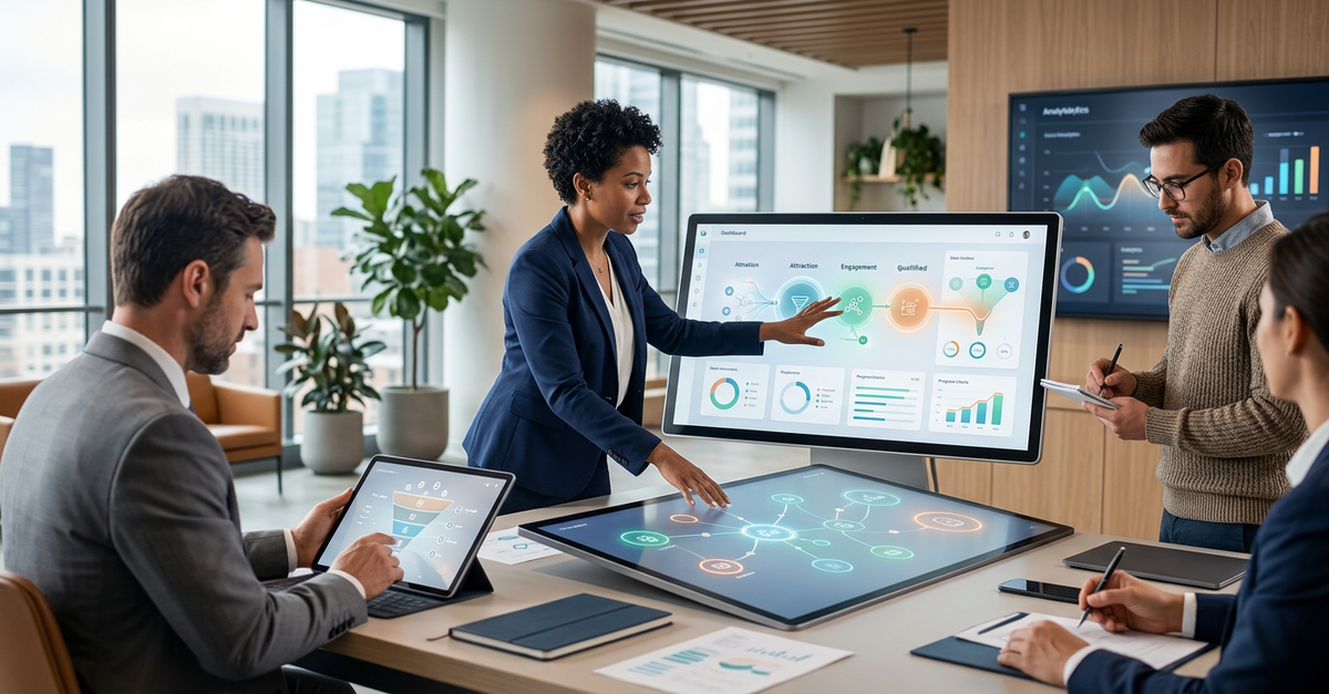 Processo de geração de leads B2B com marketing digital