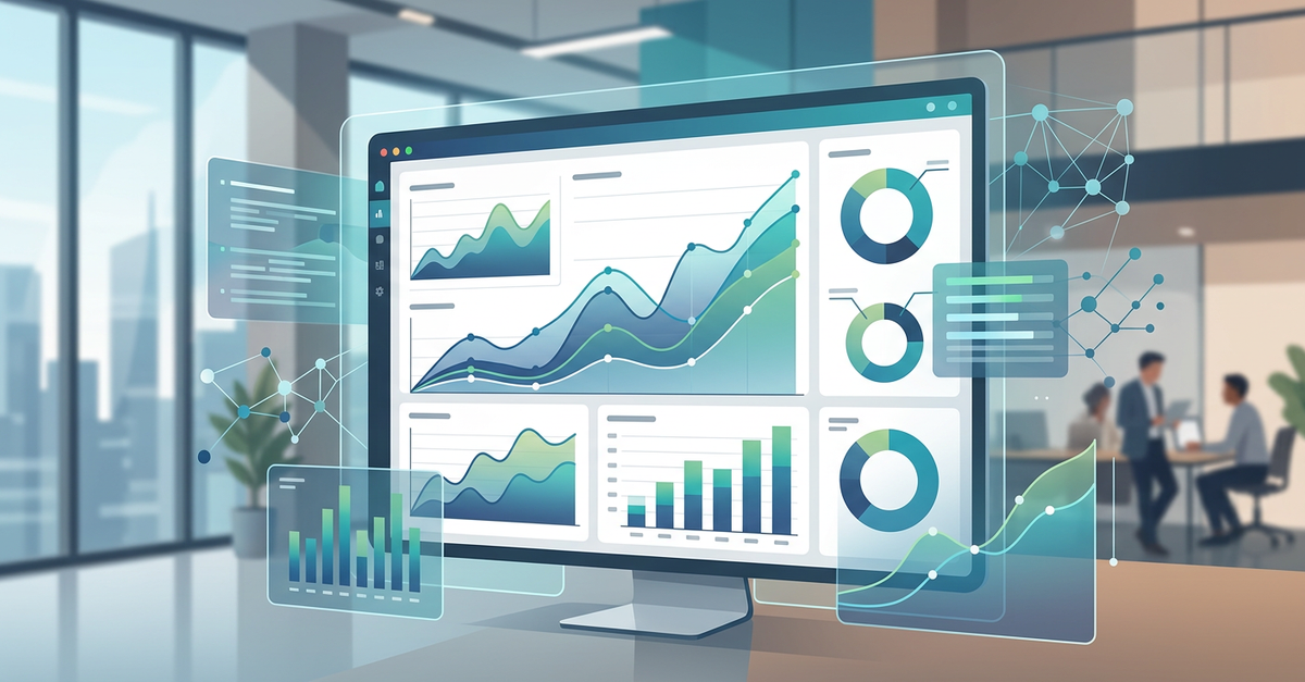 Análise de dados de vendas B2B no Brasil mostrando gráficos e estatísticas