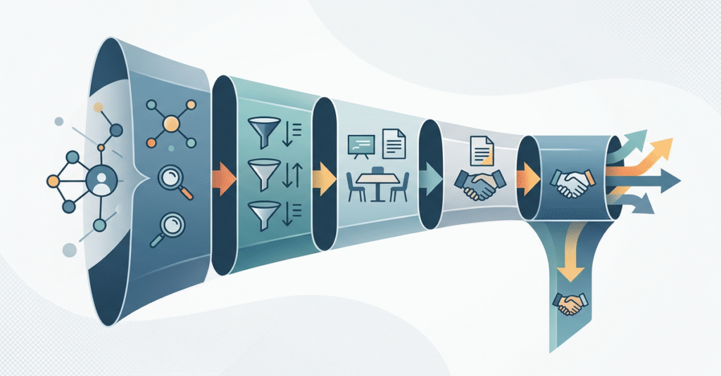 Estruturação de processo comercial B2B com metodologia baseada em dados