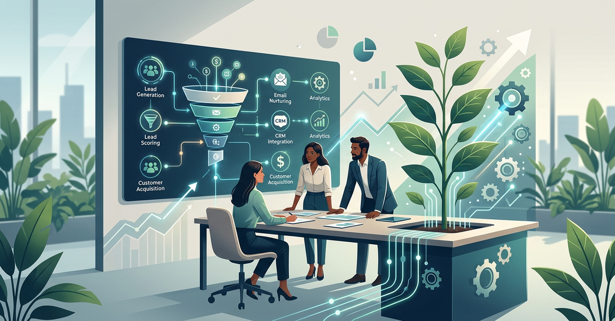 Crescimento sustentável de PMEs através de automação de marketing B2B