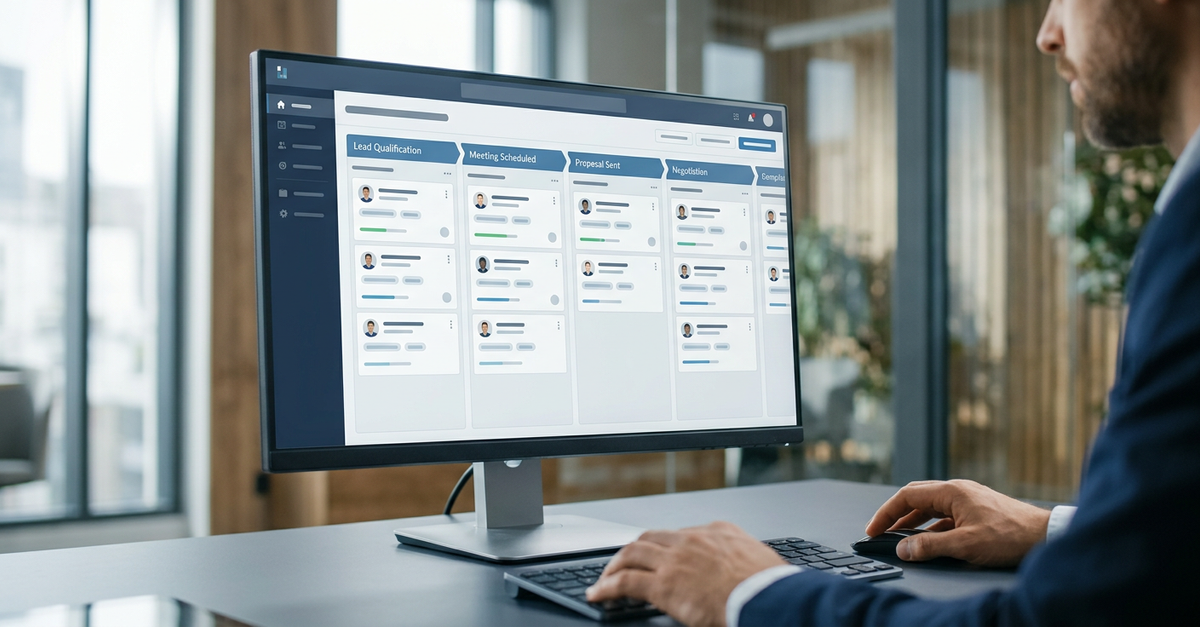 Dashboard de métricas de vendas B2B estruturadas