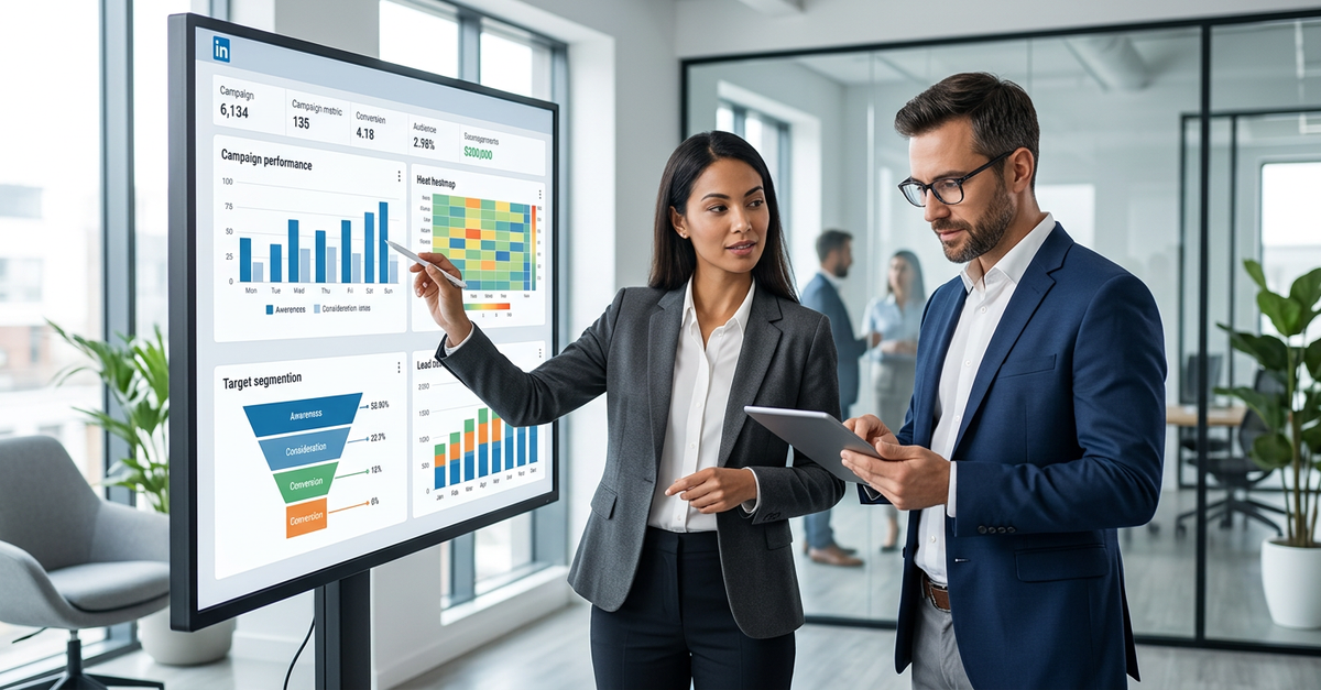 Estratégia LinkedIn Ads para consultoria empresarial B2B