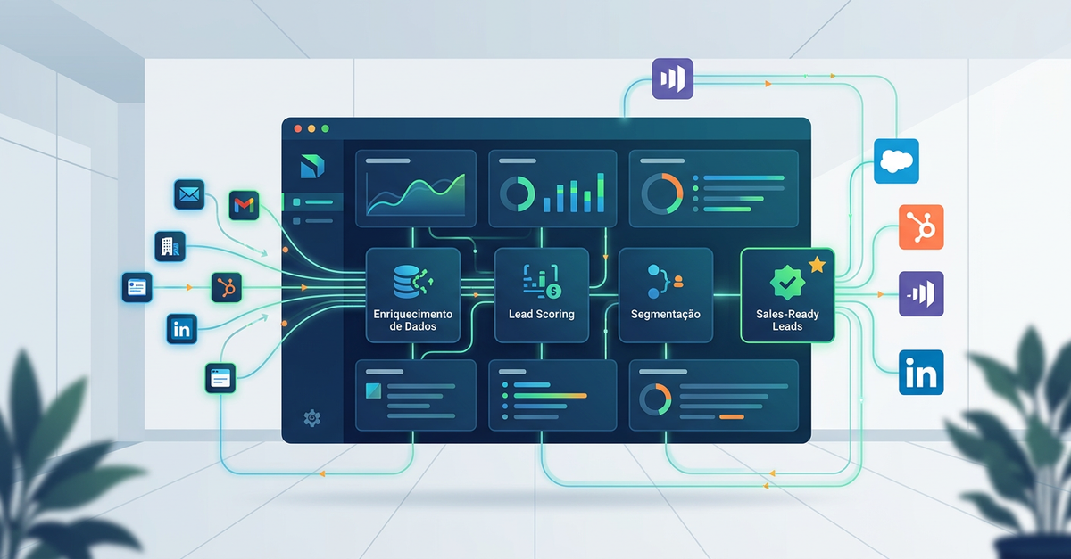 Integração de ferramentas de automação para qualificação de leads B2B