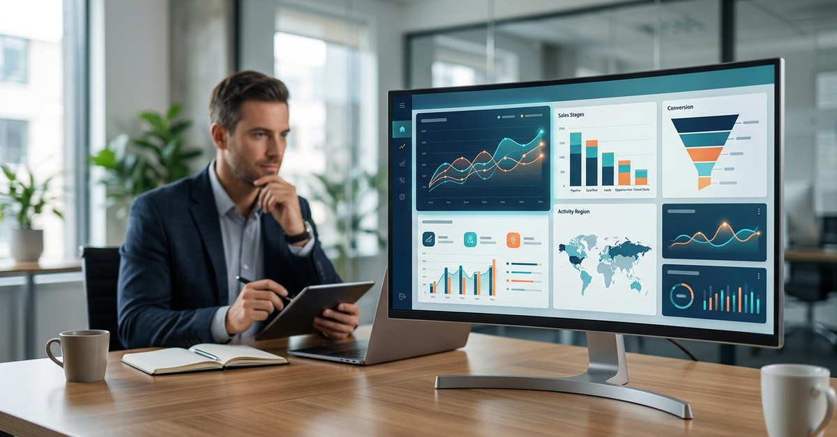 Análise de métricas de processo comercial B2B