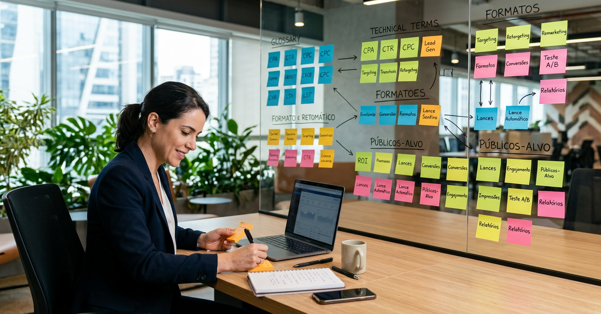 Estratégia de LinkedIn Ads para marketing B2B com termos técnicos