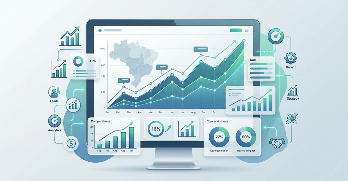 Crescimento escalável para empresas B2B através de marketing digital estratégico