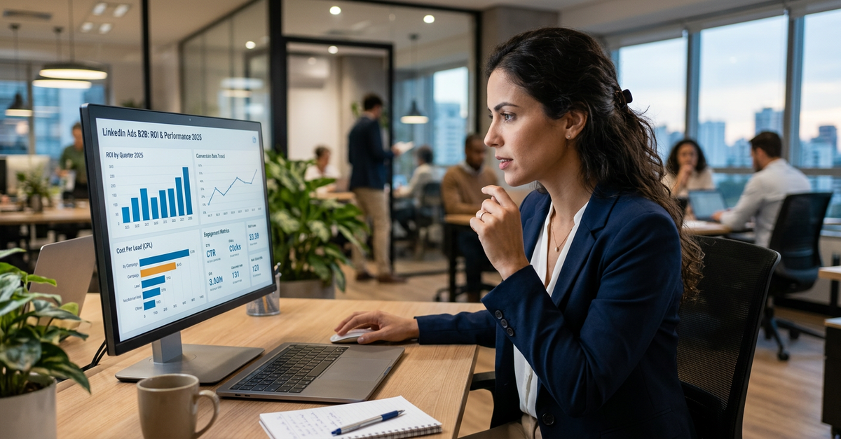Estratégias de ROI para LinkedIn Ads B2B em 2025