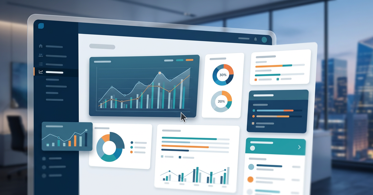 Dashboard de LinkedIn Ads para empresas B2B mostrando métricas de campanha