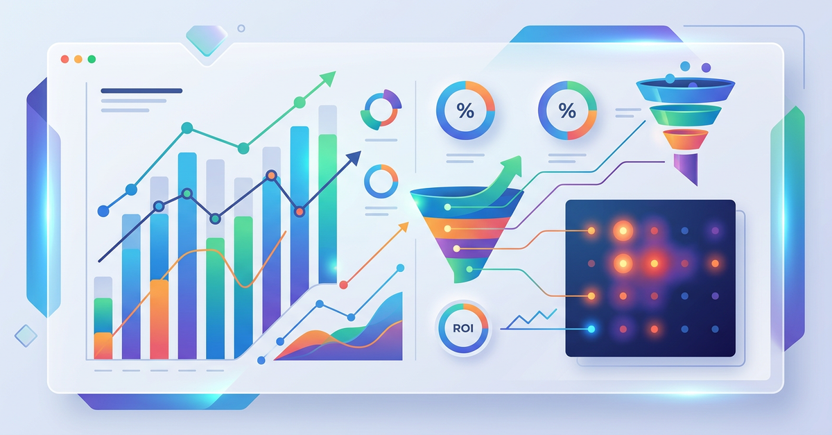 Análise de performance e KPIs para agências de marketing