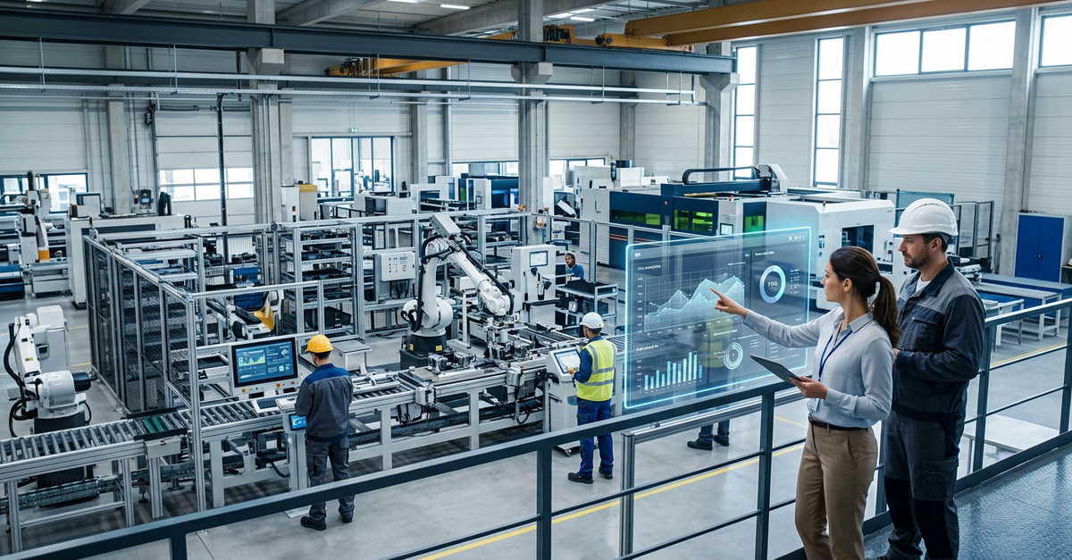 Tecnologia e automação em marketing B2B para indústria e manufatura