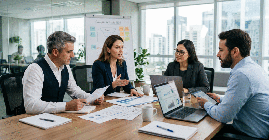 Estratégias de geração de leads qualificados B2B em 2024