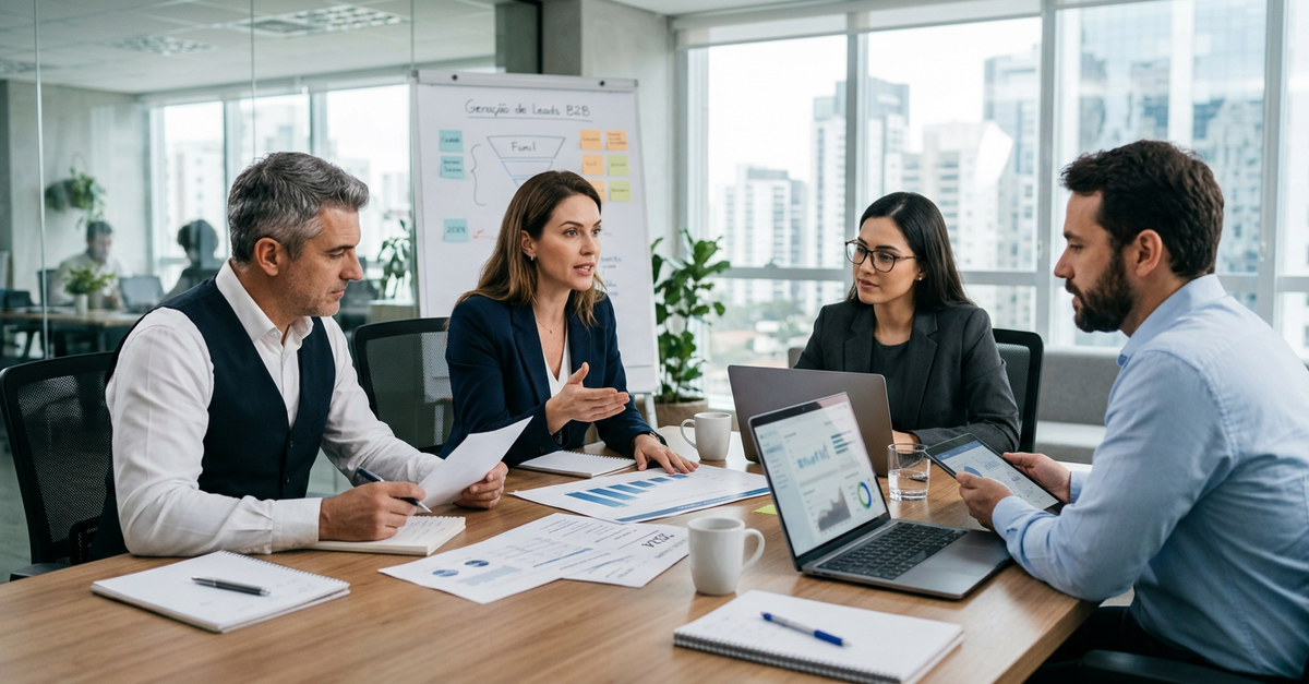 Estratégias de geração de leads qualificados B2B em 2024