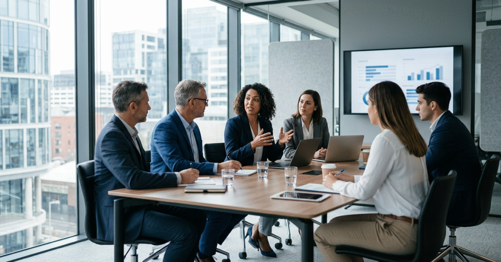 Duração ciclo vendas B2B em reunião comercial