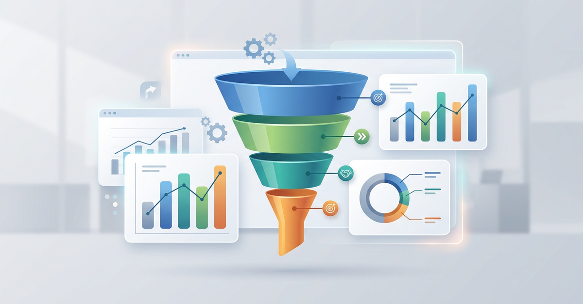 Dashboard de vendas B2B com métricas e KPIs