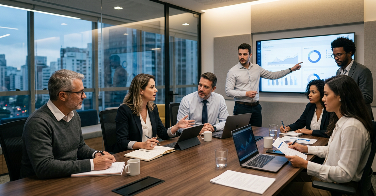 Processo de vendas B2B estruturado para professional services