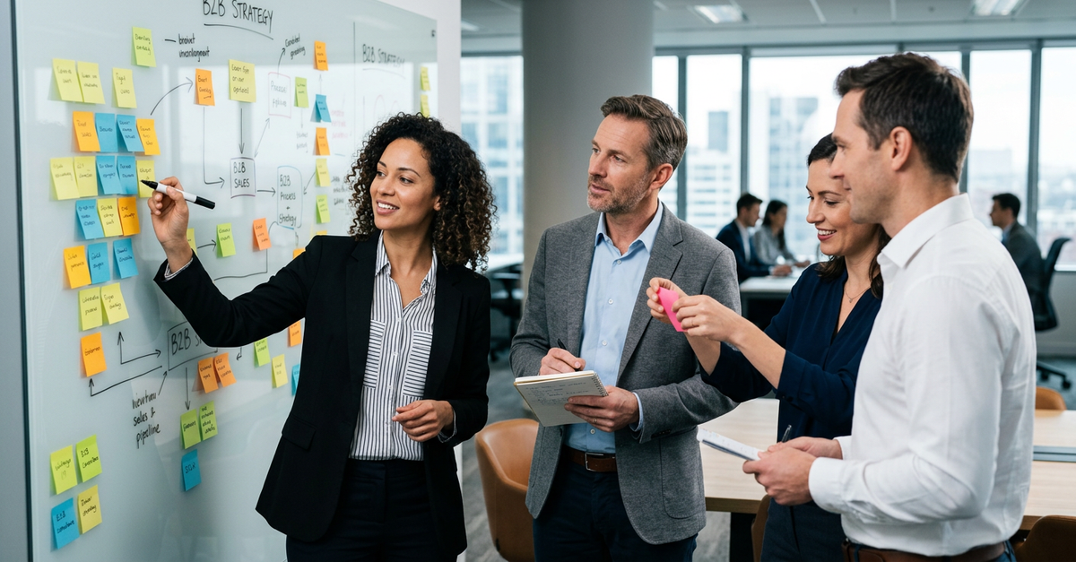 Planejamento estratégico em consultoria de vendas B2B