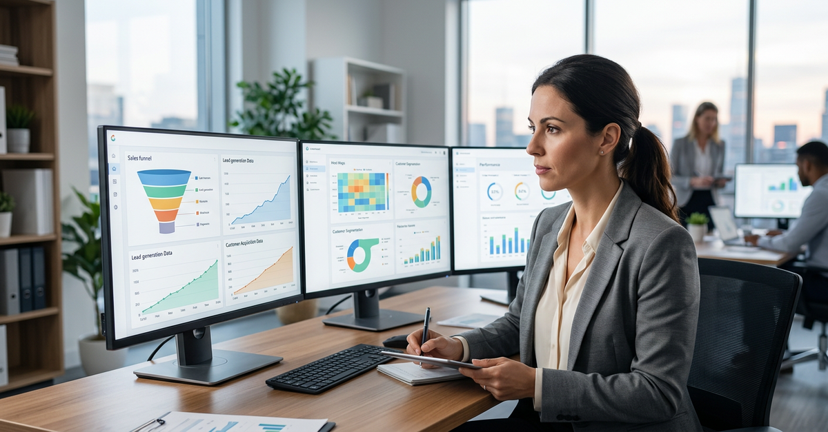 Análise de perfil de cliente ideal B2B com dados e métricas