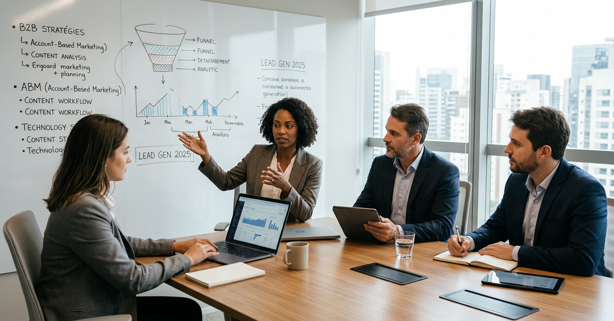 Estratégias de geração de leads B2B para empresas