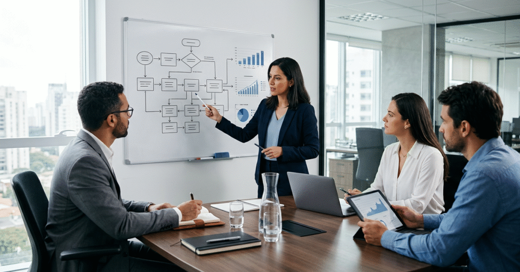 Processo de vendas consultivas B2B com metodologia estruturada