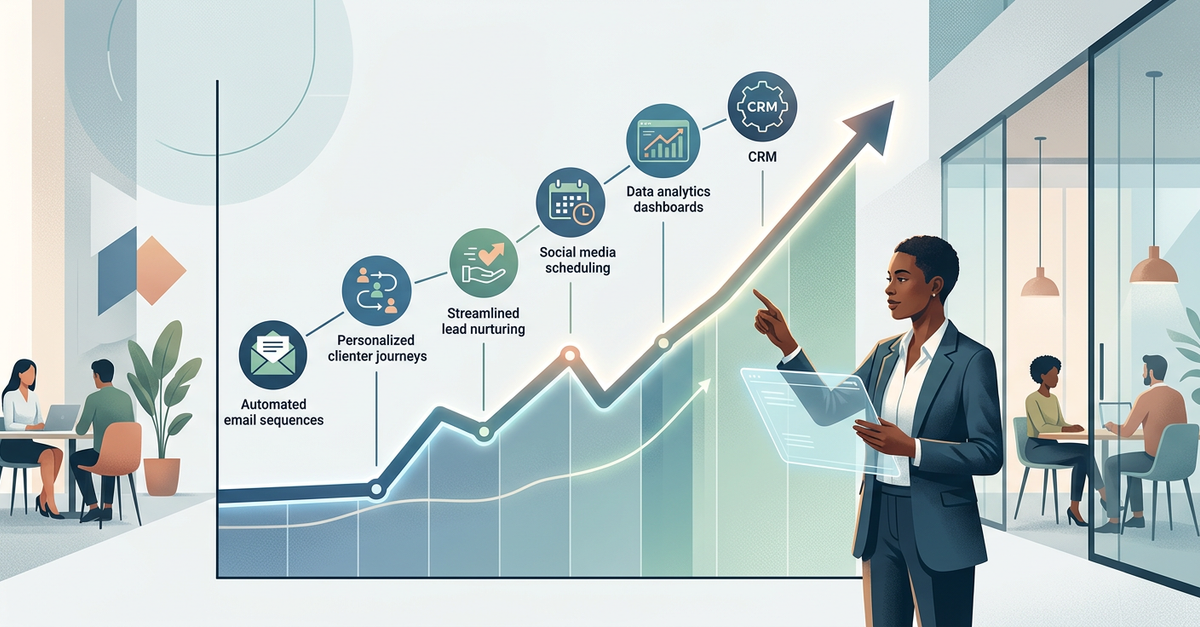 Crescimento através de automação de marketing em agências especializadas