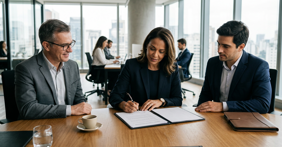 Ciclo comercial B2B prazo para assinatura de contrato