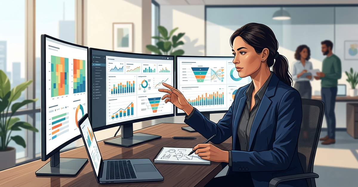 Prospecção outbound B2B eficaz com métricas e ferramentas