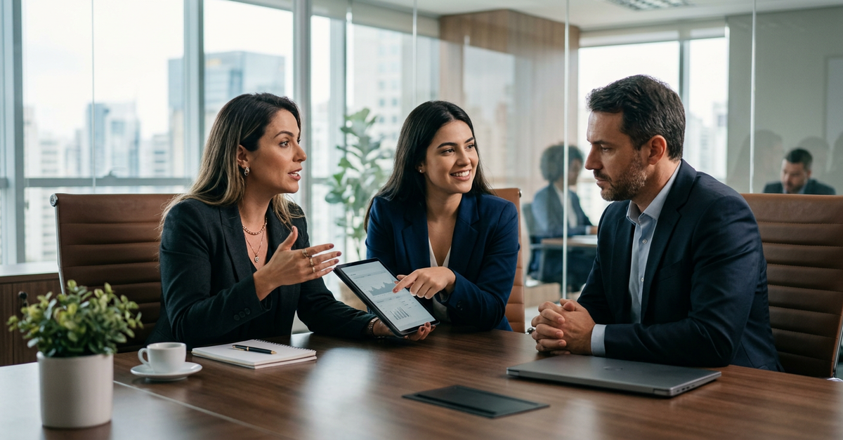 Técnicas avançadas de conversão em reunião de vendas B2B