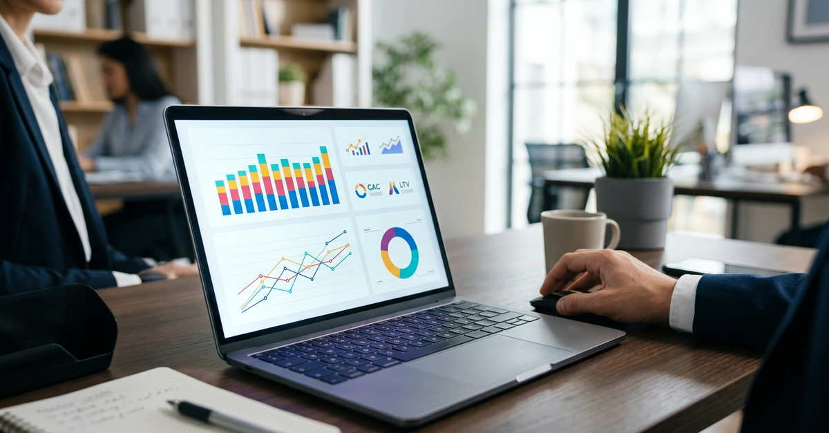 Análise de dados para cálculo preciso de CAC e LTV em empresas B2B