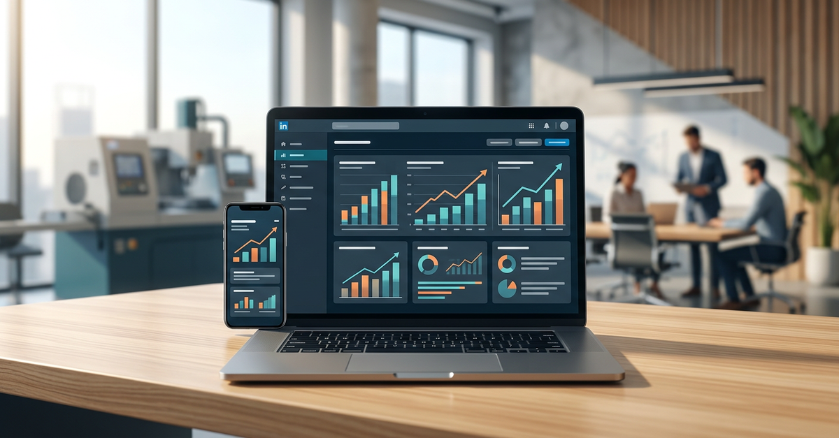 LinkedIn Ads como canal de marketing B2B para indústria e manufatura