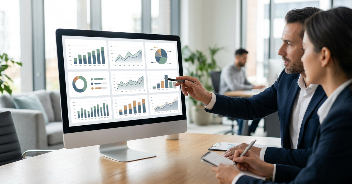 Dashboard de métricas de vendas B2B