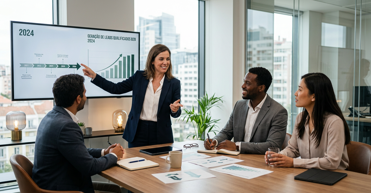 Crescimento sustentável através de geração de leads B2B
