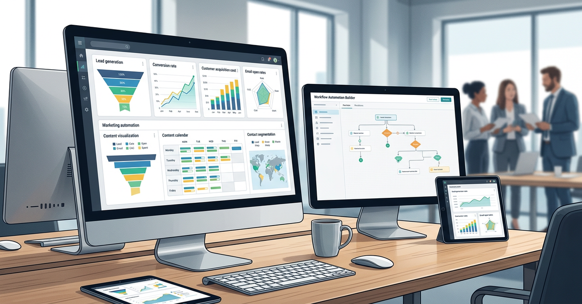 Dicionário de marketing B2B com termos de automação e CRM