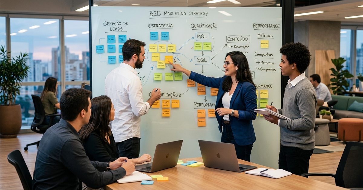 Estratégia de geração de demanda B2B com autoridade no mercado