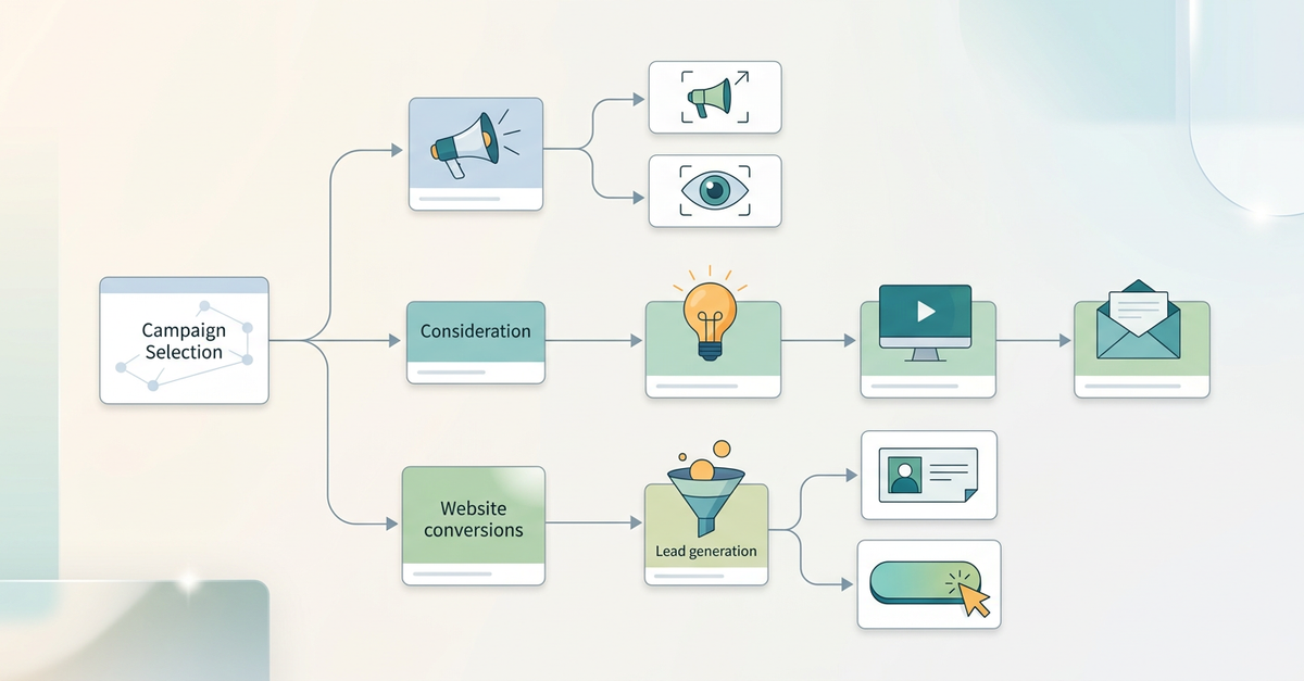 Estratégias de campanha no LinkedIn Ads para diferentes objetivos