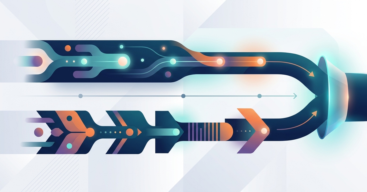 Pipeline de vendas B2B mostrando diferenças entre Inbound e Outbound