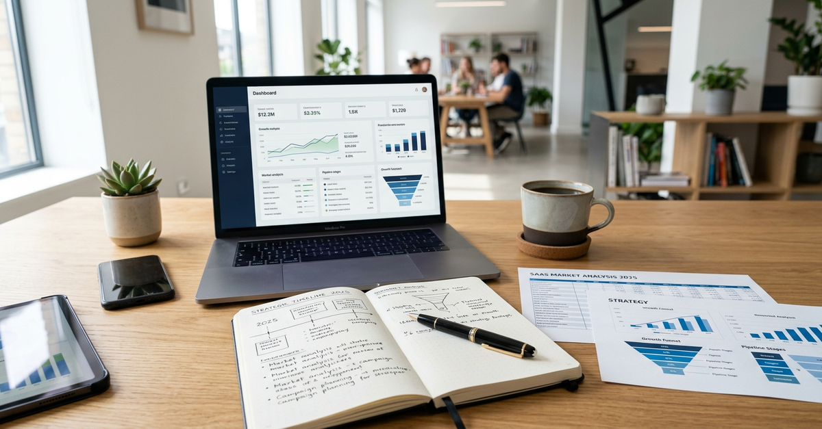 Planejamento estratégico de agência de marketing B2B para empresas SaaS