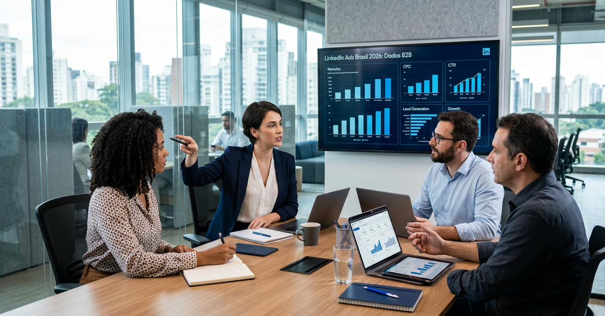 Estratégias de marketing digital LinkedIn Ads para empresas B2B brasileiras
