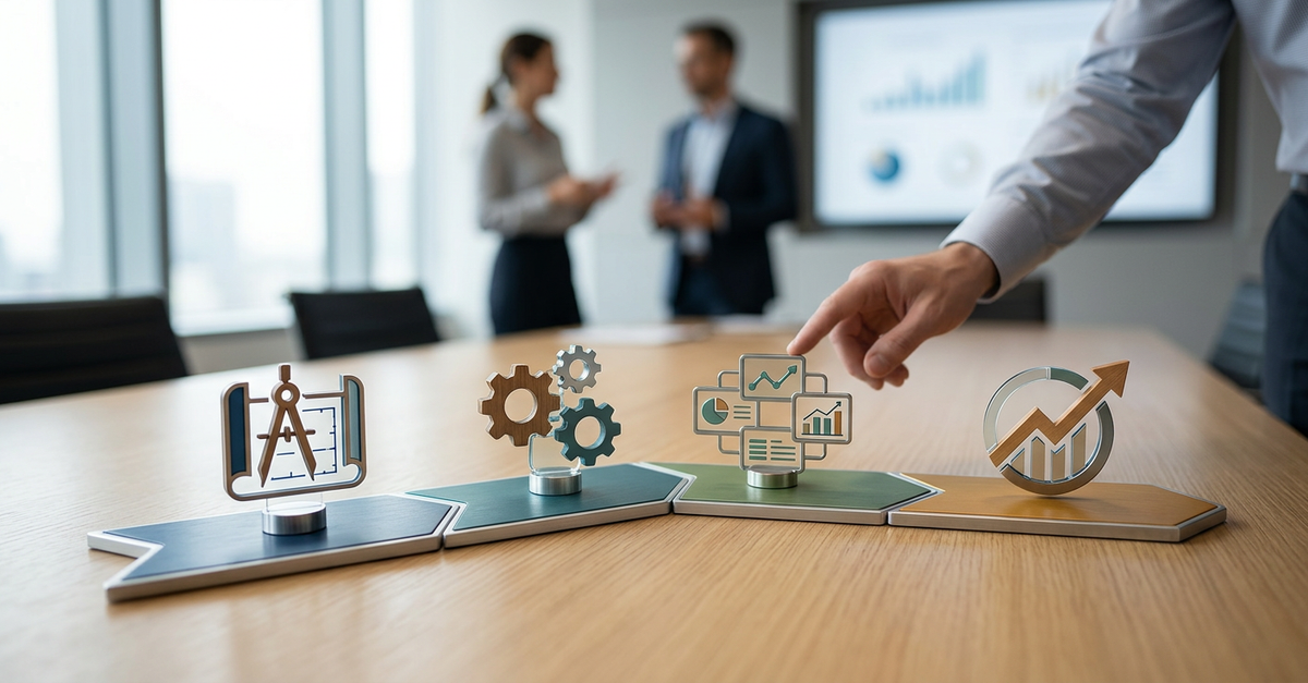 Timeline de implementação de processo comercial estruturado em 90 dias