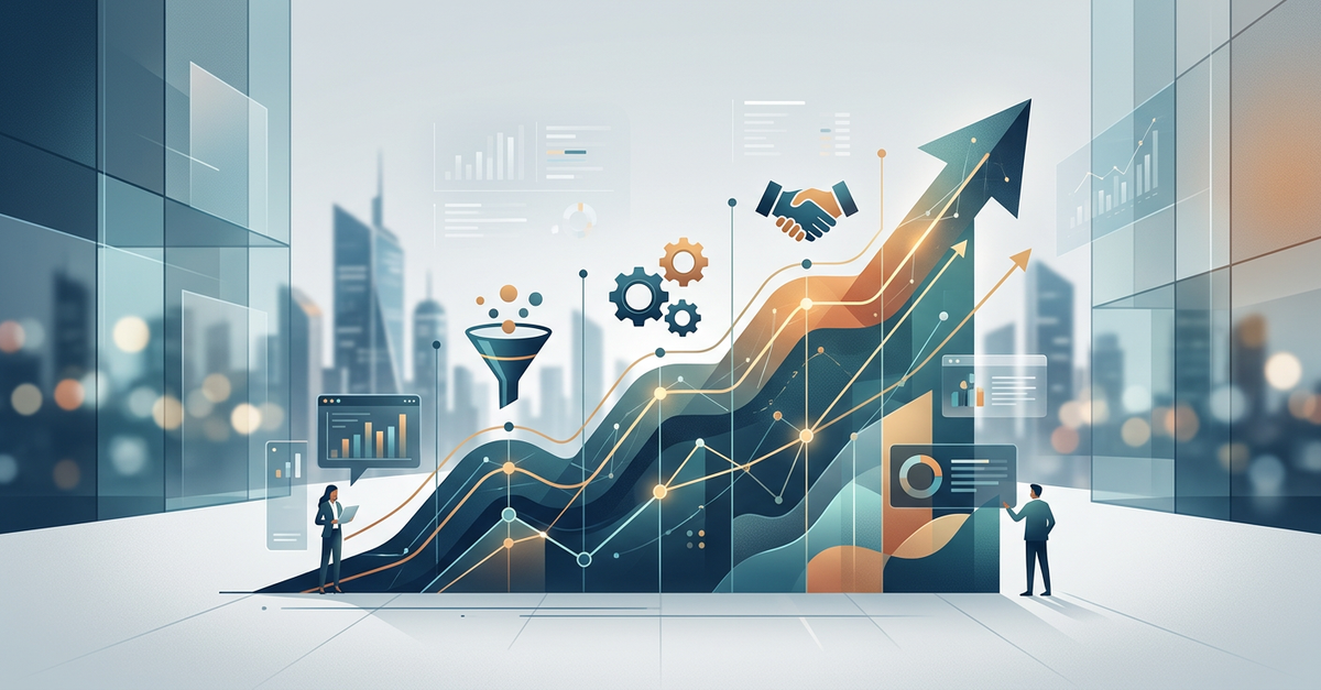Crescimento sustentável através de geração de leads B2B