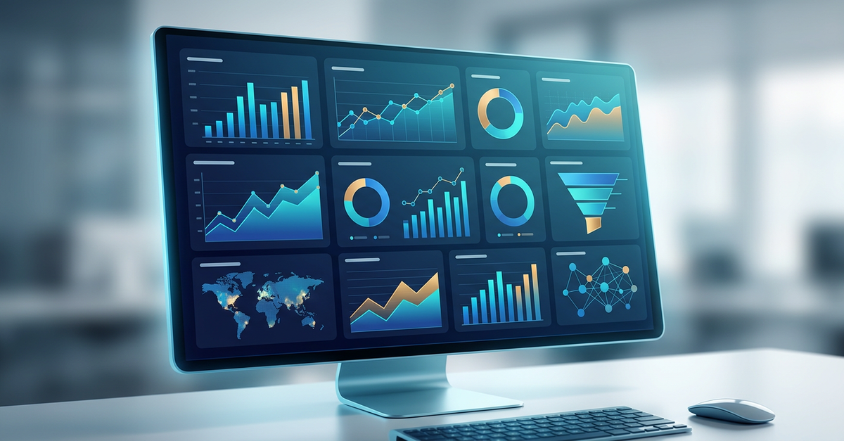 Dashboard de dados e estatísticas de marketing B2B no Brasil 2025