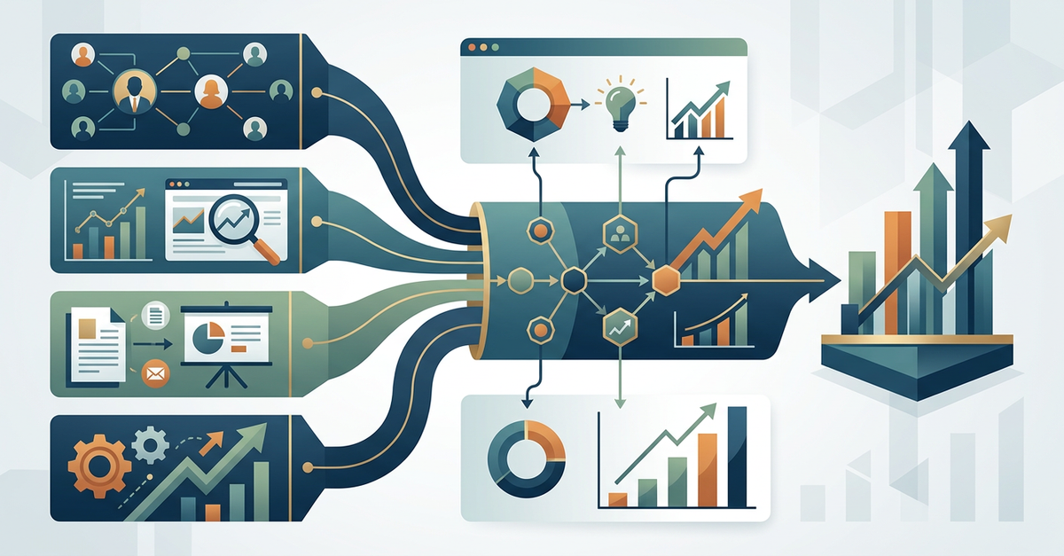 Processo comercial estruturado para vendas B2B previsíveis