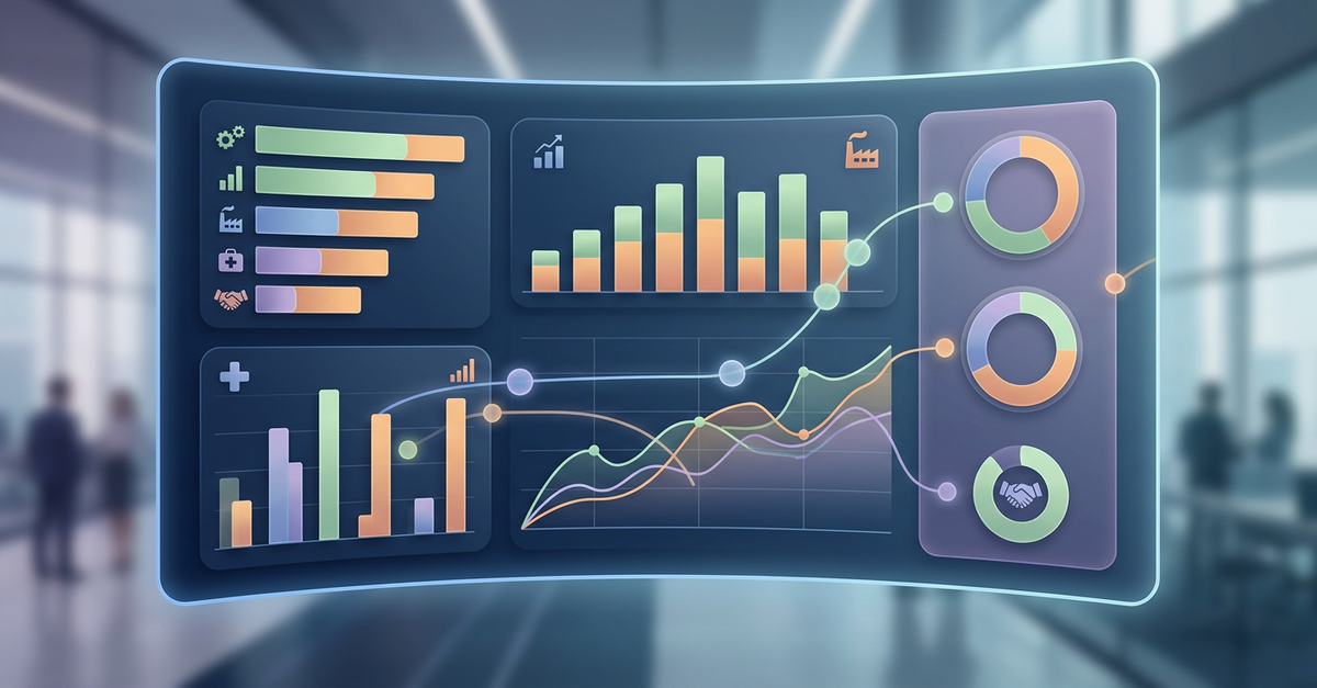 Análise de dados do ciclo de vendas B2B em diferentes setores