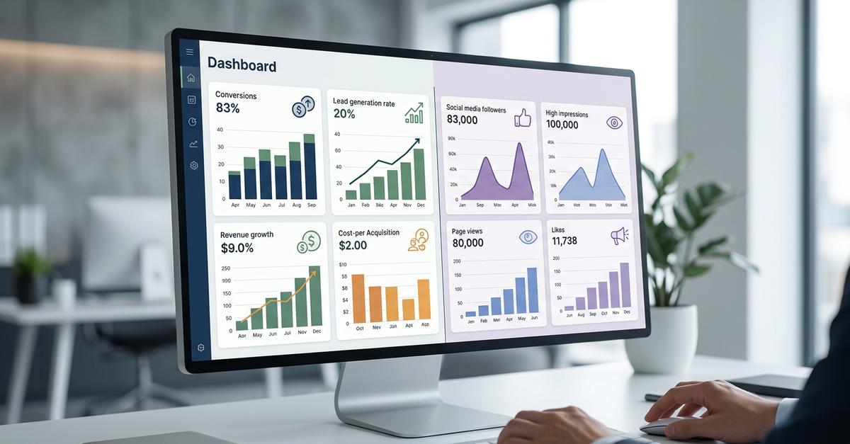 Análise de resultados e ROI em marketing digital B2B
