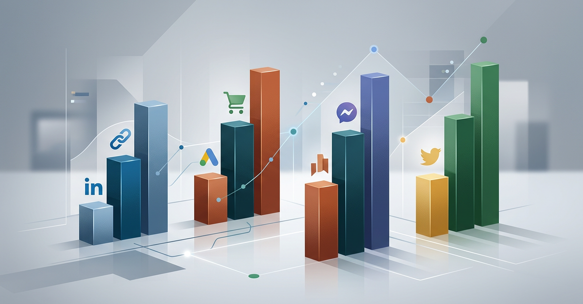 Análise de ROI comparando diferentes plataformas de anúncios digitais