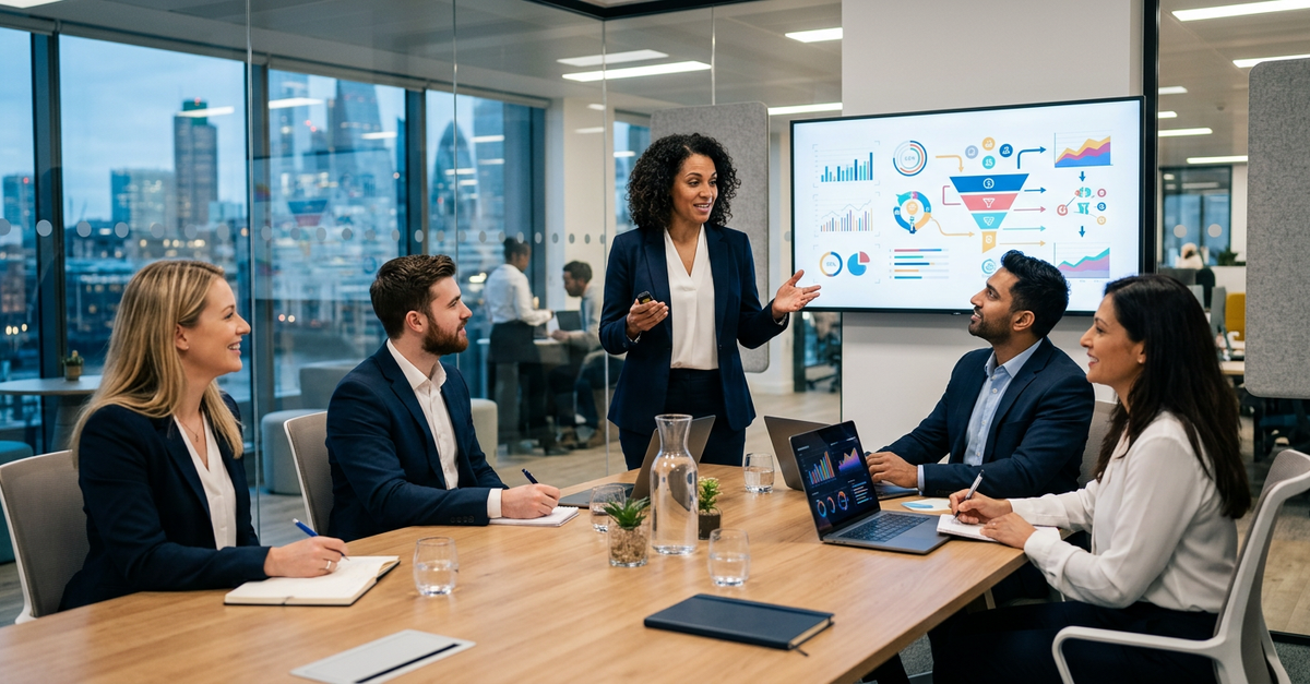 Treinamento de equipe comercial em consultoria de vendas B2B