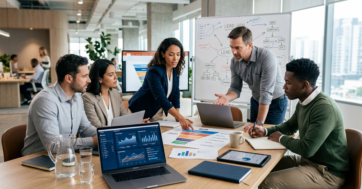 Estratégias estruturadas de marketing B2B