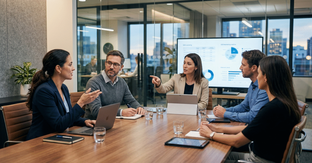 LinkedIn Ads para empresas B2B gerando reuniões comerciais qualificadas