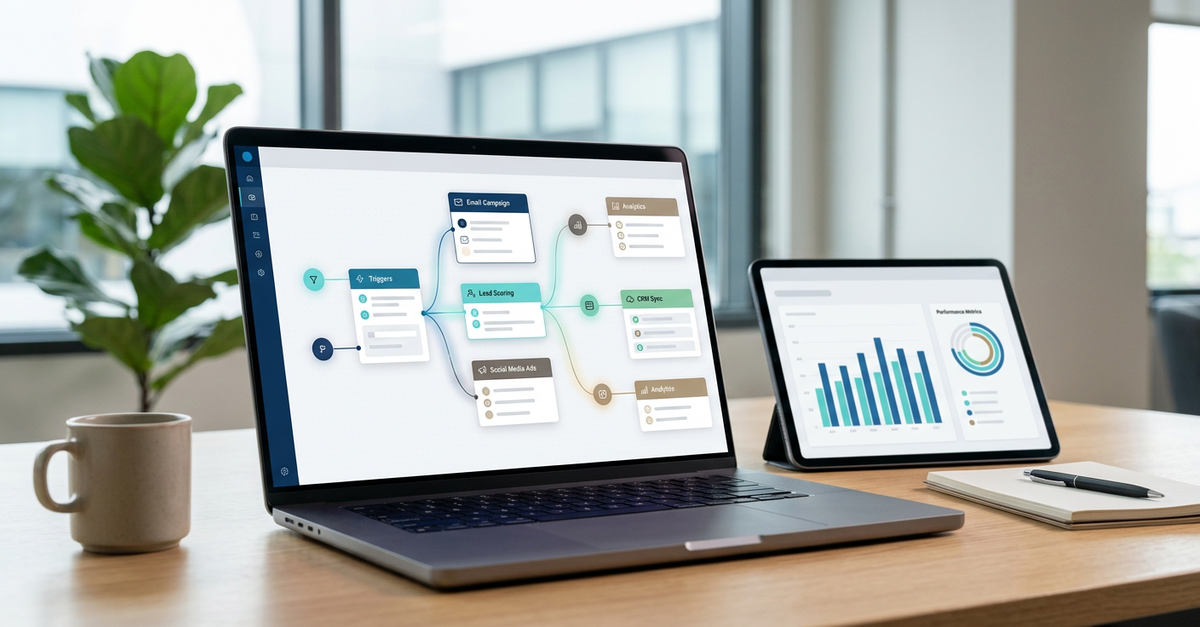 Automação de marketing B2B para serviços profissionais com tecnologia avançada