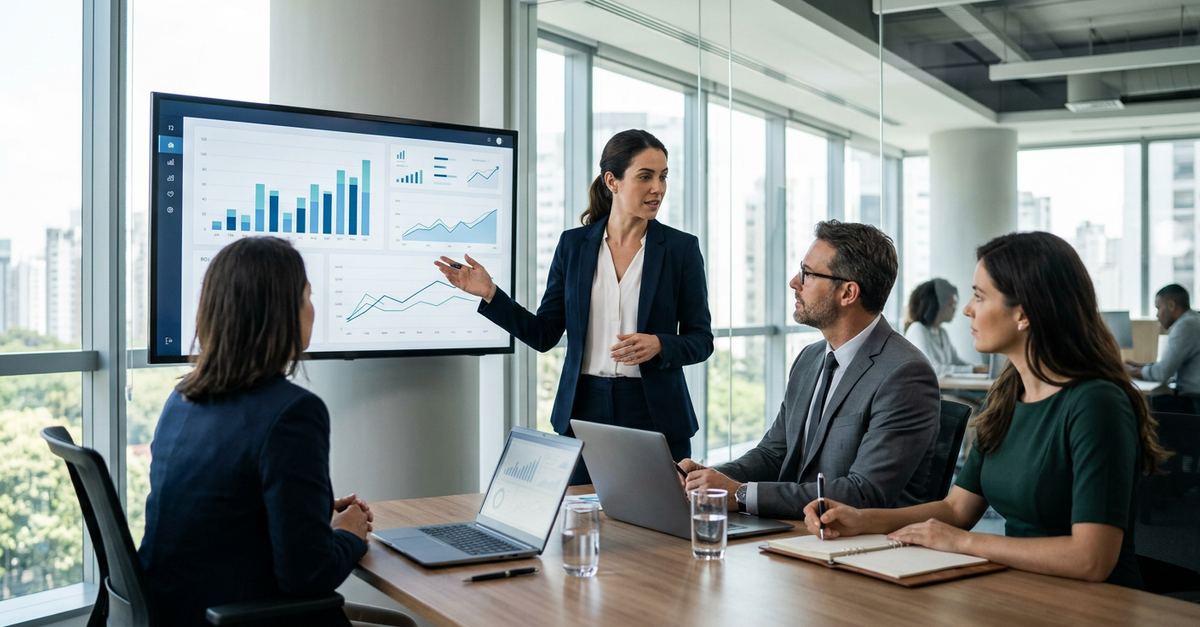 Análise de ROI em consultoria de vendas B2B